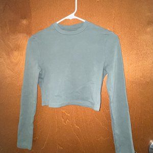 Long Sleve Crop Top